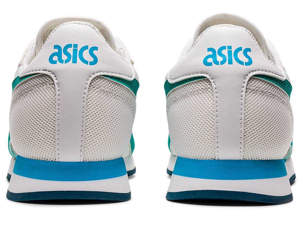 Buty do Biegania Dziecięce Asics Tiger Runner Grade School Białe Głęboka Indygo | 85243-UKAD