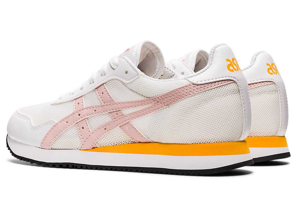 Buty do Biegania Dziecięce Asics Tiger Runner Grade School Białe Głęboka Indygo | 97461-BETN