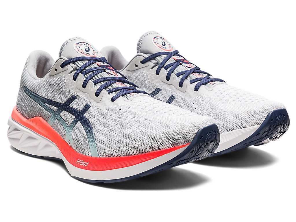 Buty do Biegania Męskie Asics Dynablast 2 Szare Niebieskie | 21568-WFSG