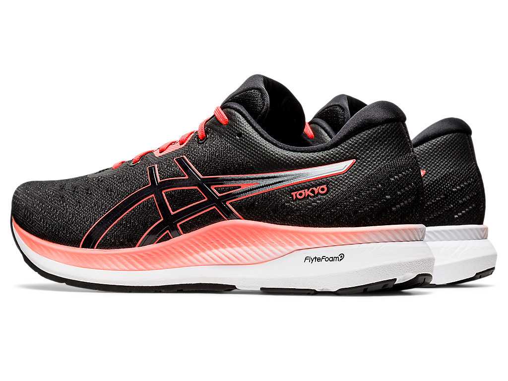 Buty do Biegania Męskie Asics Evoride Tokyo Czarne Czerwone | 07524-YVOL