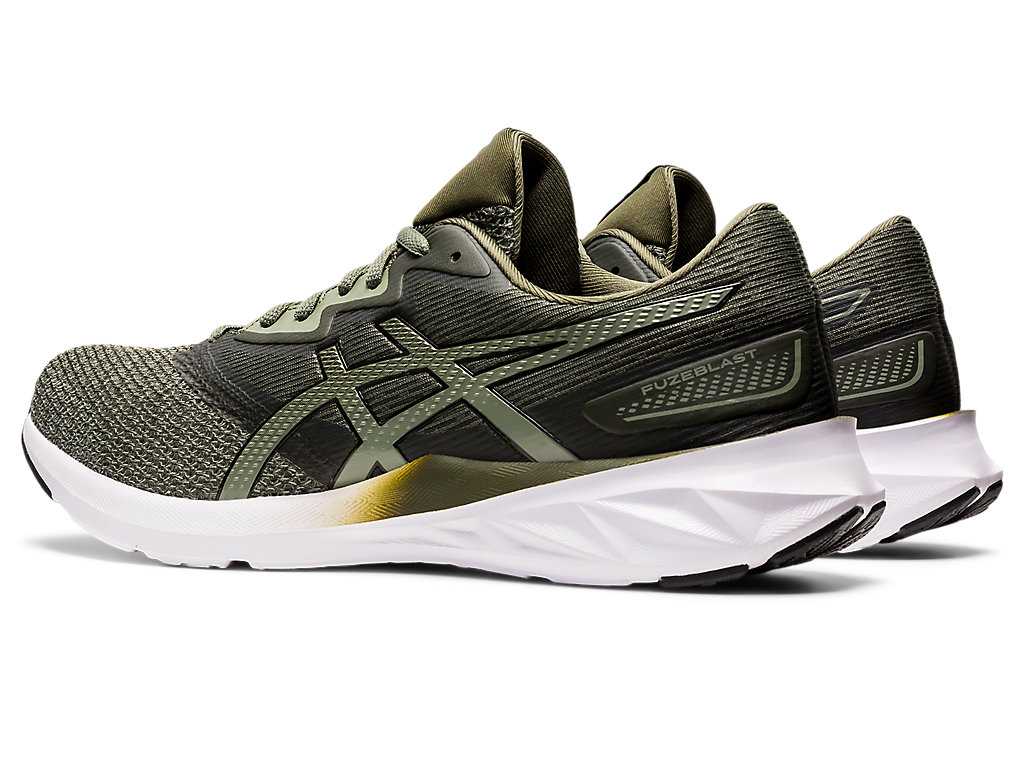 Buty do Biegania Męskie Asics Fuzeblast Zielone Czarne | 01346-PTJY