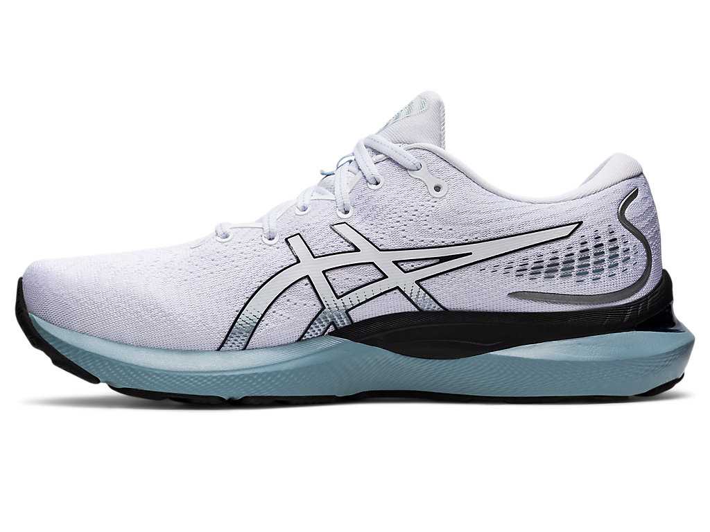 Buty do Biegania Męskie Asics Gel-cumulus 24 Białe Czarne | 24073-ACDZ