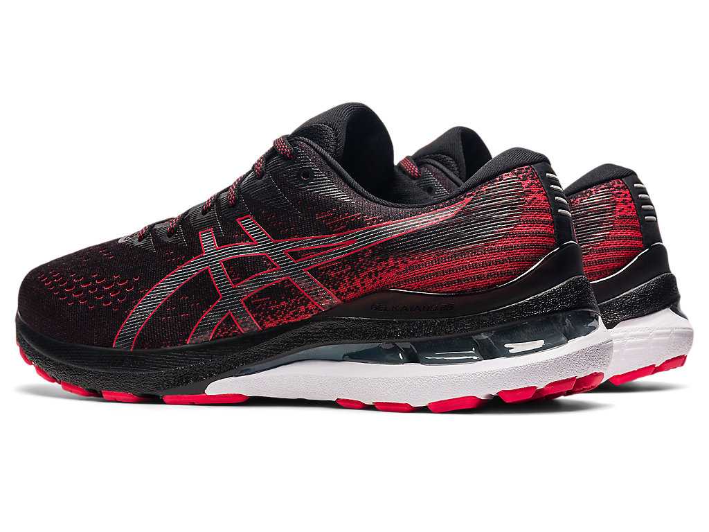 Buty do Biegania Męskie Asics Gel-kayano 28 (2e) Czarne Czerwone | 08193-HLPK