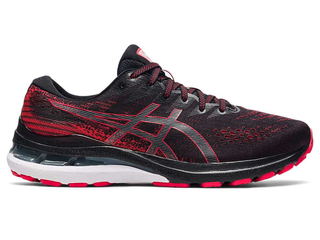 Buty do Biegania Męskie Asics Gel-kayano 28 (2e) Czarne Czerwone | 08193-HLPK