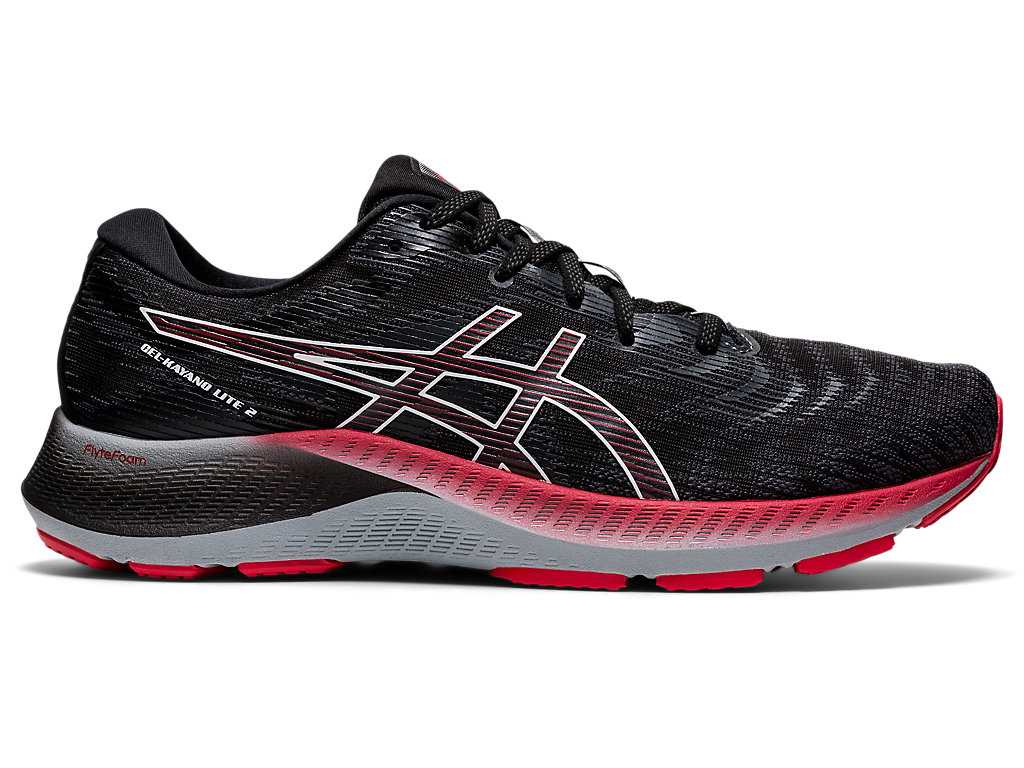 Buty do Biegania Męskie Asics Gel-kayano Lite 2 Czarne Białe | 24189-RKQA