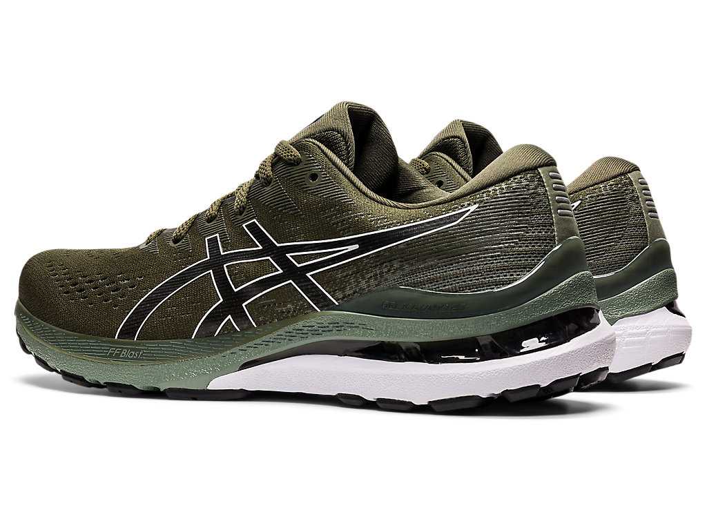 Buty do Biegania Męskie Asics Gel-kayano 28 Oliwkowe Czarne | 56729-BULS