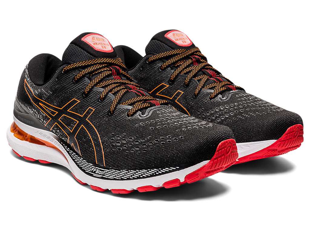 Buty do Biegania Męskie Asics Gel-kayano 28 (4e) Czarne Szare | 70246-LPKE