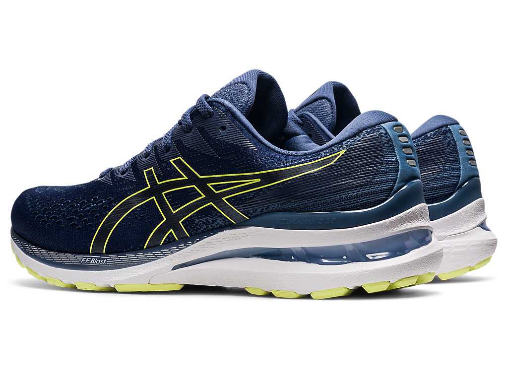 Buty do Biegania Męskie Asics Gel-kayano 28 Niebieskie Żółte | 96107-LJFH