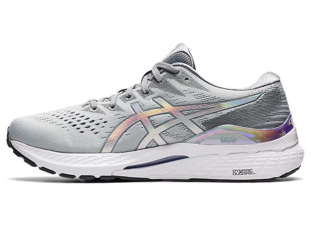 Buty do Biegania Męskie Asics Gel-kayano 28 Platinum Szare Białe | 98147-QEYP