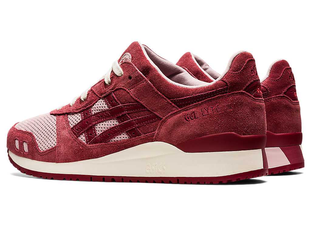 Buty do Biegania Męskie Asics Gel-lyte Iii Og Różowe Czerwone | 76983-XJGM