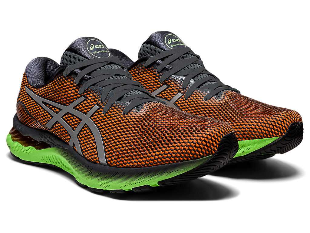 Buty do Biegania Męskie Asics Gel-nimbus 23 Lite-show Szare Srebrne | 45673-GWHR