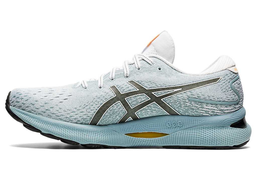 Buty do Biegania Męskie Asics Gel-nimbus 24 Głęboka Szare Białe | 46087-BDZI