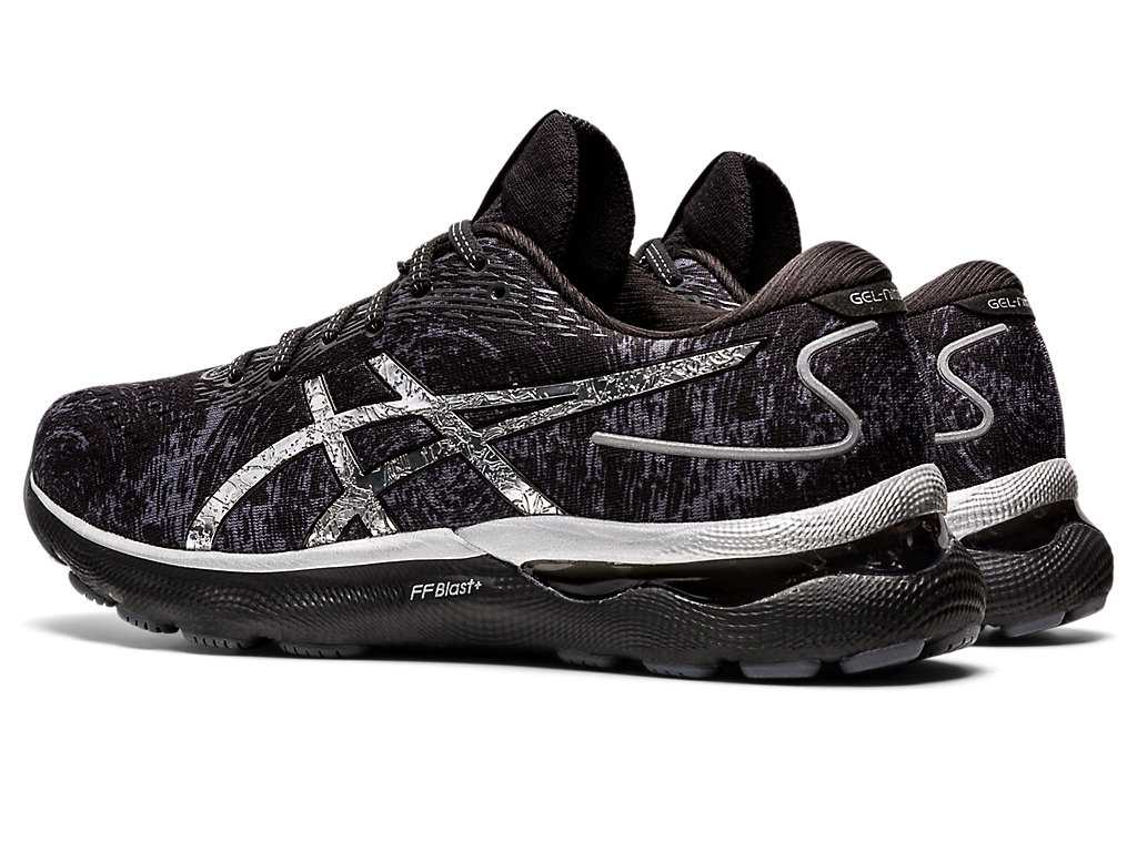 Buty do Biegania Męskie Asics Gel-nimbus 24 Platinum Szare Srebrne | 50963-UQFL