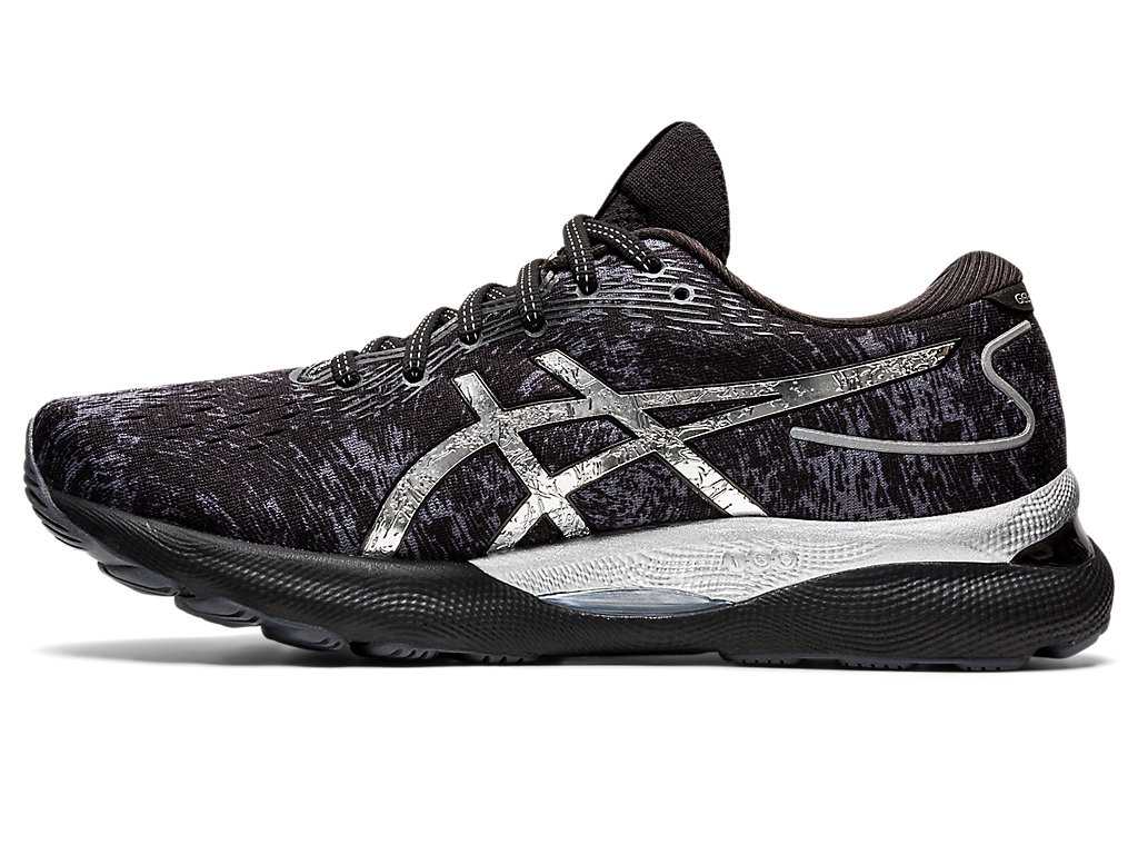 Buty do Biegania Męskie Asics Gel-nimbus 24 Platinum Szare Srebrne | 50963-UQFL