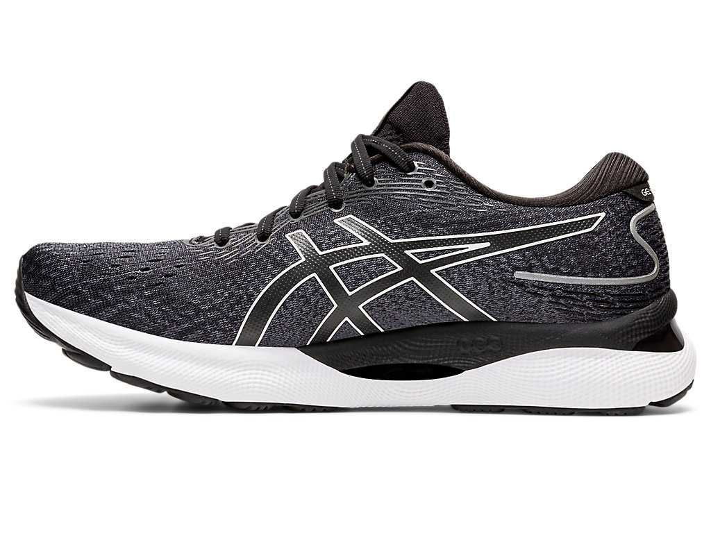 Buty do Biegania Męskie Asics Gel-nimbus 24 (4e) Czarne Białe | 59836-UBEO