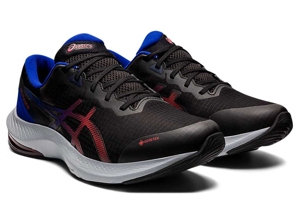 Buty do Biegania Męskie Asics Gel-pulse 13 G-tx Czarne Czerwone | 23615-LIBO