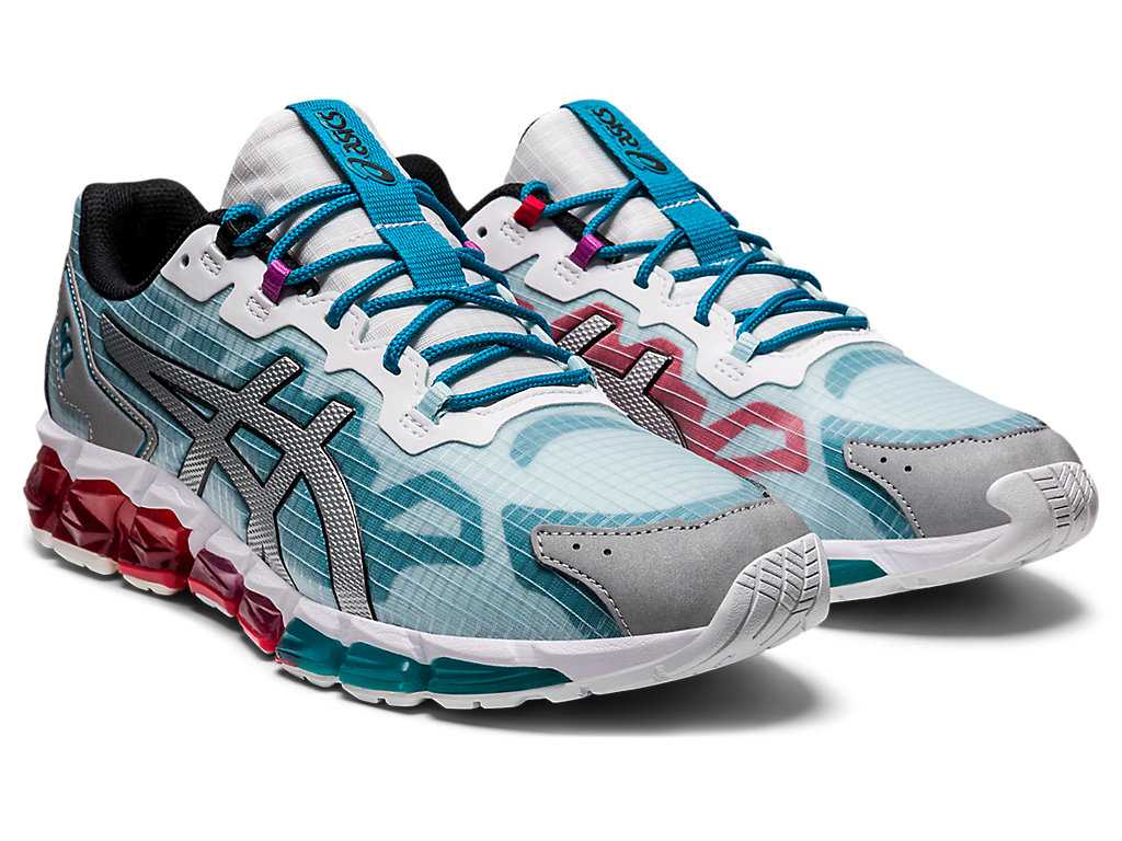 Buty do Biegania Męskie Asics Gel-quantum 360 6 Czerwone Turkusowe Niebieskie | 52063-MYZG