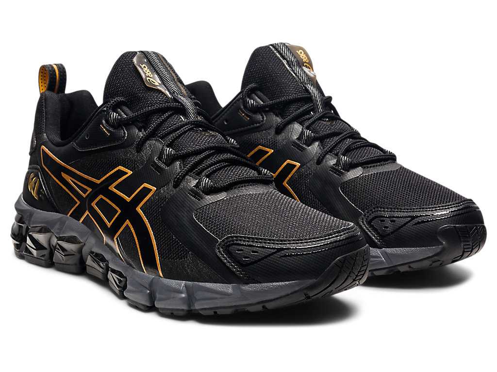 Buty do Biegania Męskie Asics Gel-quantum 180 Czarne Złote | 53670-WBDR