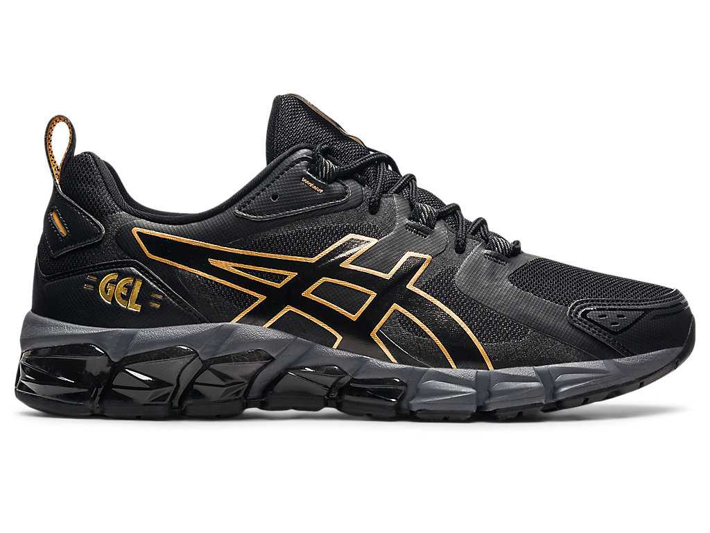 Buty do Biegania Męskie Asics Gel-quantum 180 Czarne Złote | 53670-WBDR