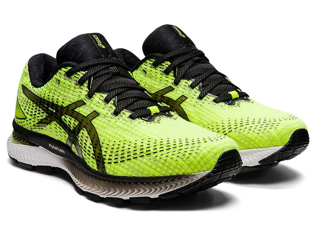 Buty do Biegania Męskie Asics Gel-saiun Żółte Srebrne Białe | 81305-ZLMQ