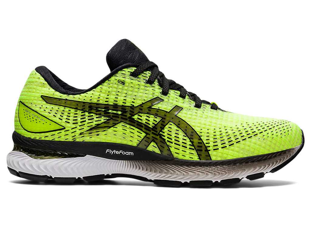 Buty do Biegania Męskie Asics Gel-saiun Żółte Srebrne Białe | 81305-ZLMQ