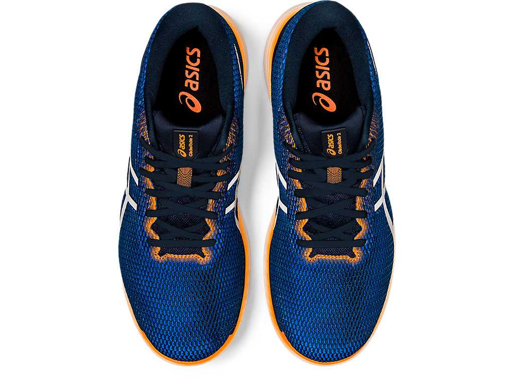 Buty do Biegania Męskie Asics Glideride 2 Lite-show Niebieskie Srebrne | 12809-HTKN