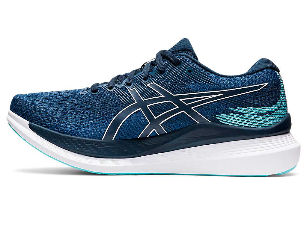 Buty do Biegania Męskie Asics Glideride 3 Niebieskie Niebieskie | 13479-WGLH