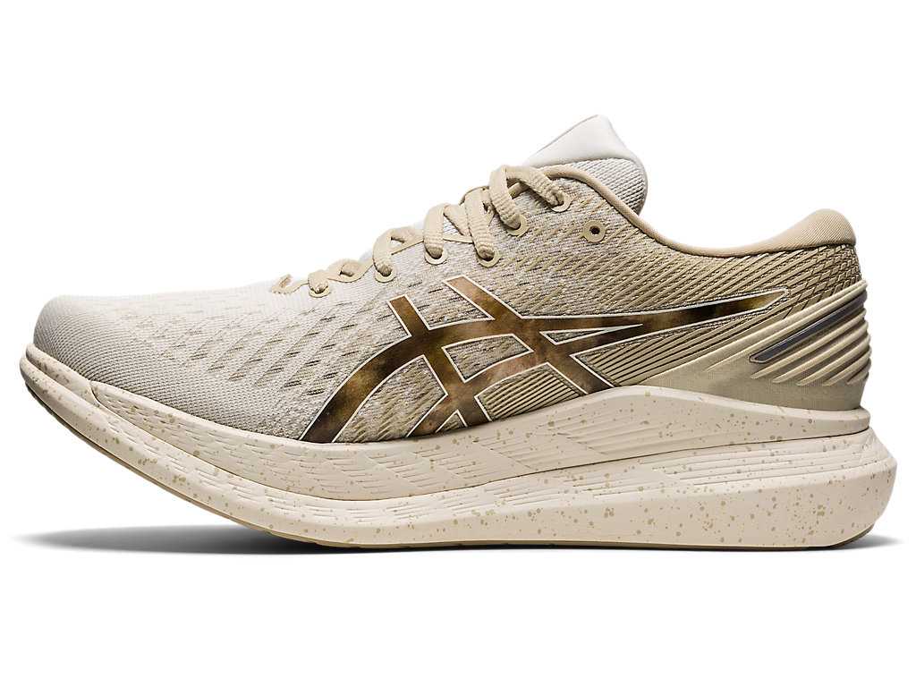 Buty do Biegania Męskie Asics Glideride 2 Kremowe | 13579-WXVQ