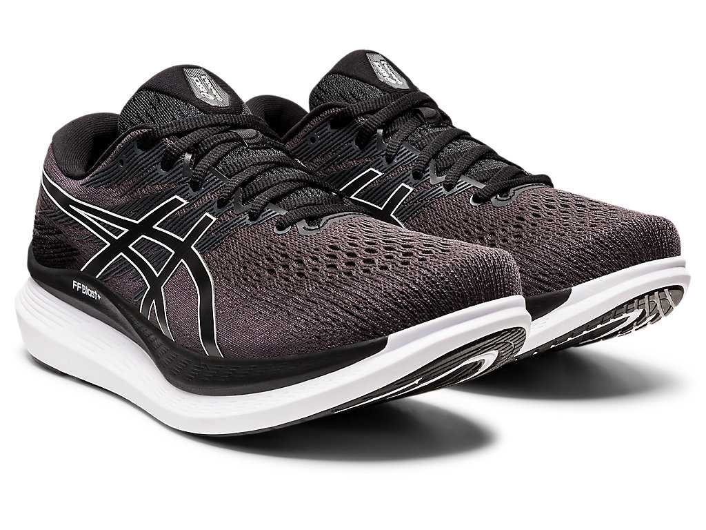 Buty do Biegania Męskie Asics Glideride 3 Czarne Białe | 25901-ZPXC