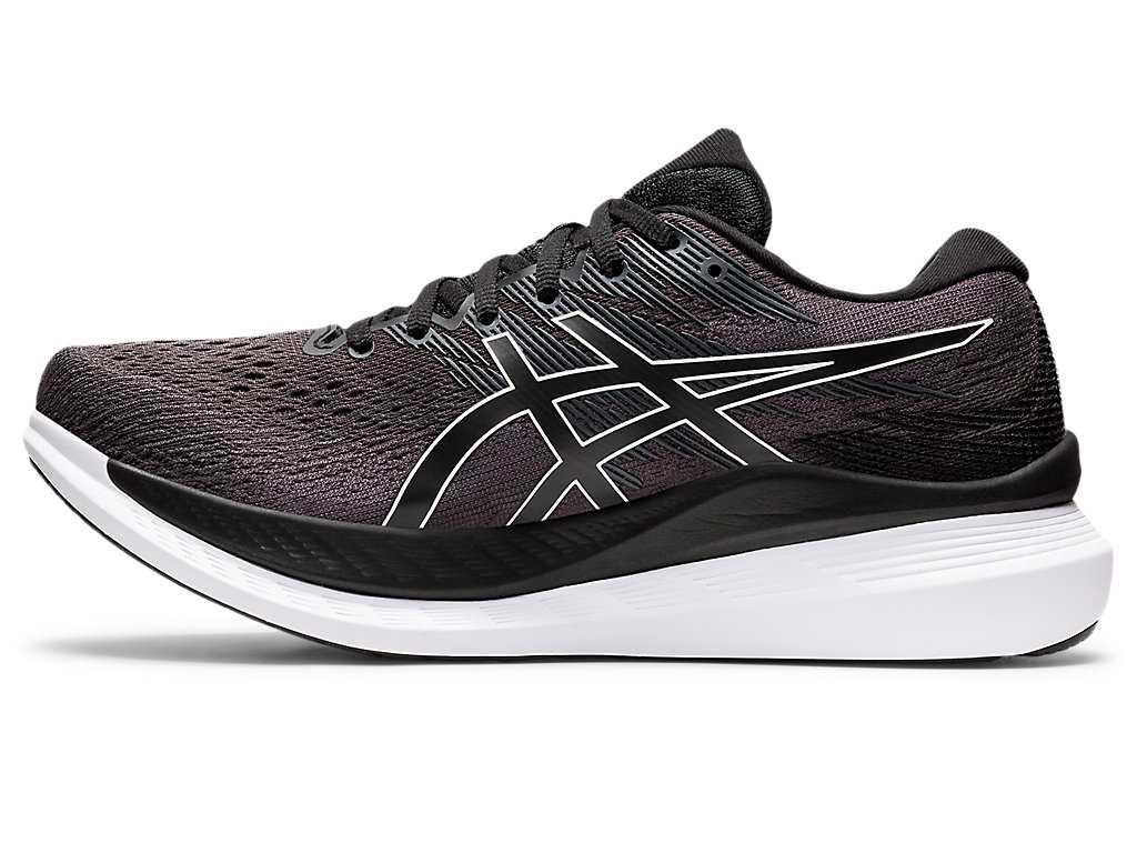 Buty do Biegania Męskie Asics Glideride 3 Czarne Białe | 25901-ZPXC