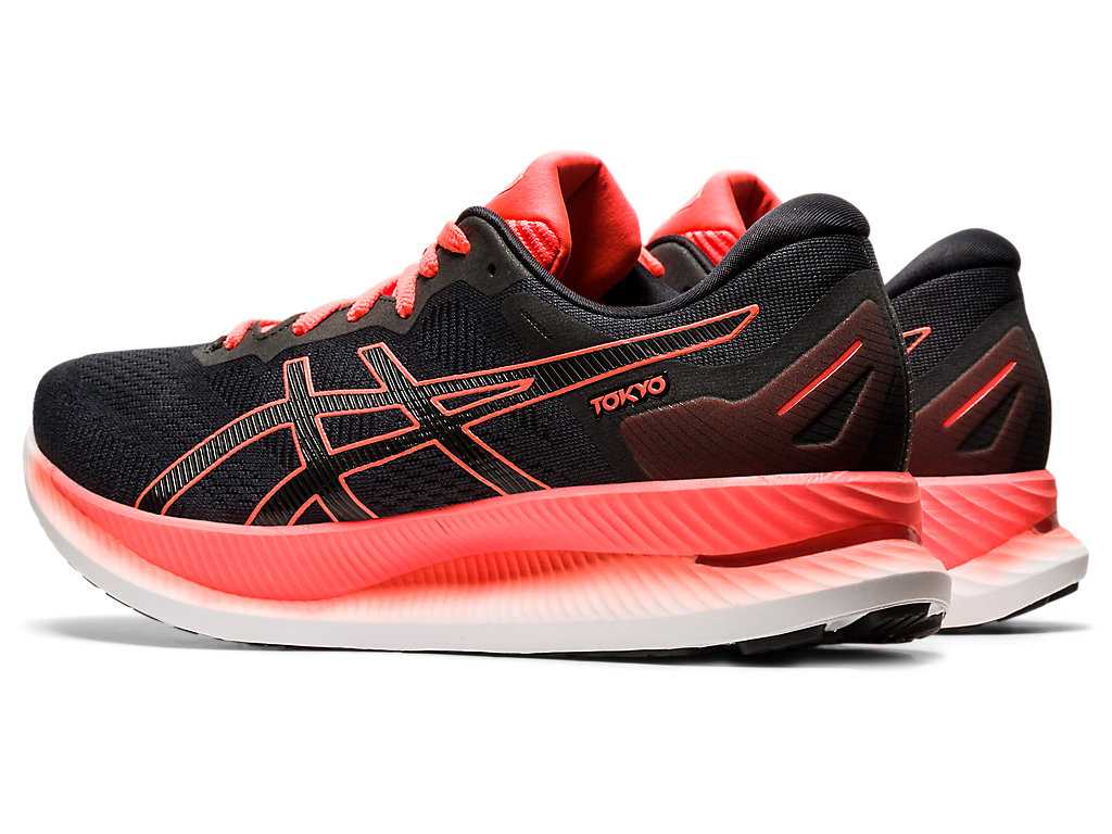 Buty do Biegania Męskie Asics Glideride Czarne Czerwone | 75042-KPAR