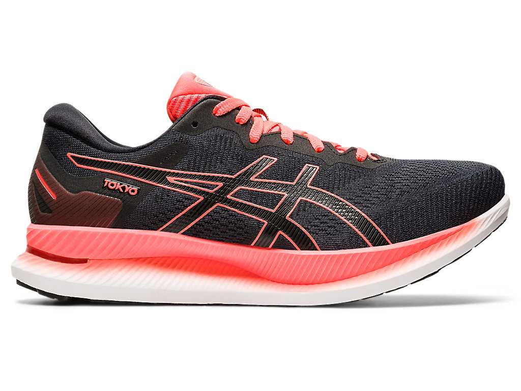 Buty do Biegania Męskie Asics Glideride Czarne Czerwone | 75042-KPAR