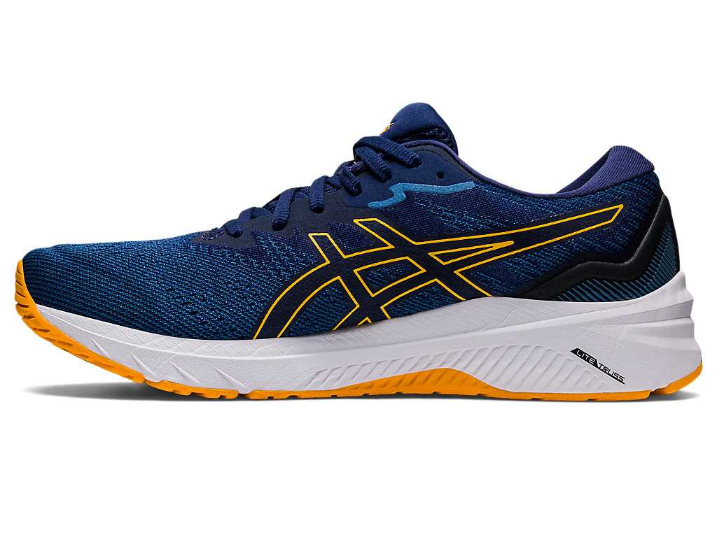 Buty do Biegania Męskie Asics Gt-1000 11 Lazur Czarne | 29654-ZNJX