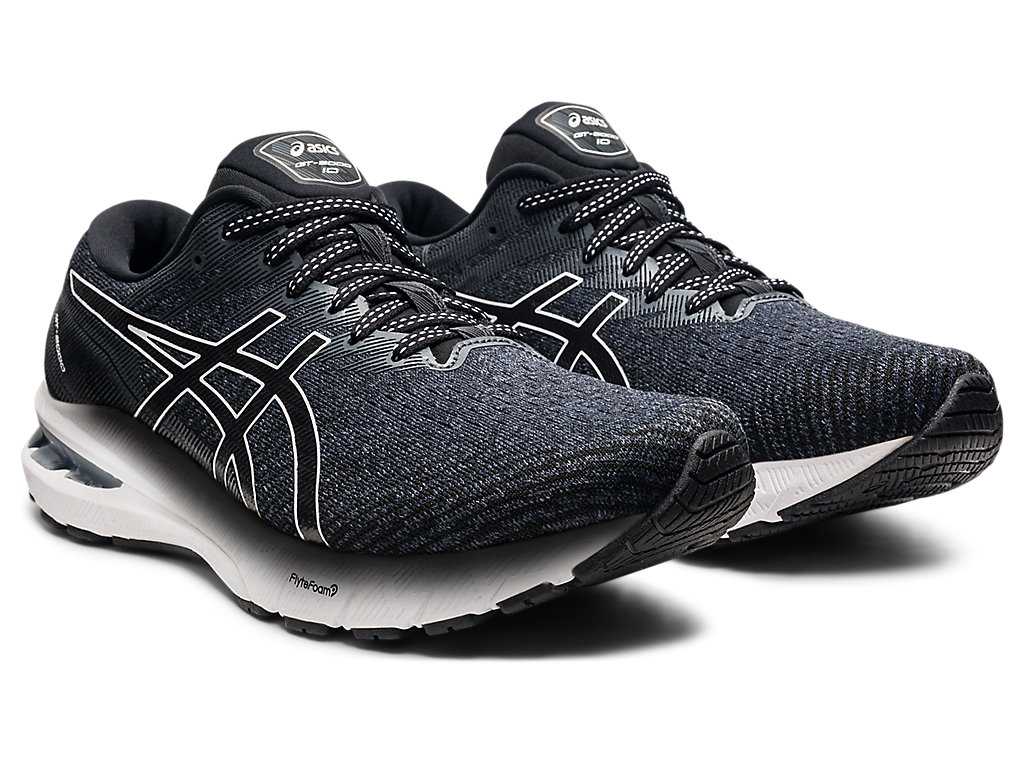 Buty do Biegania Męskie Asics Gt-2000 10 Czarne Białe | 54706-BMRW