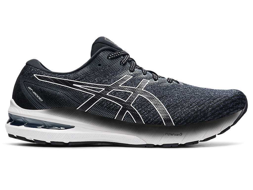 Buty do Biegania Męskie Asics Gt-2000 10 (4e) Czarne Białe | 60948-KVYJ