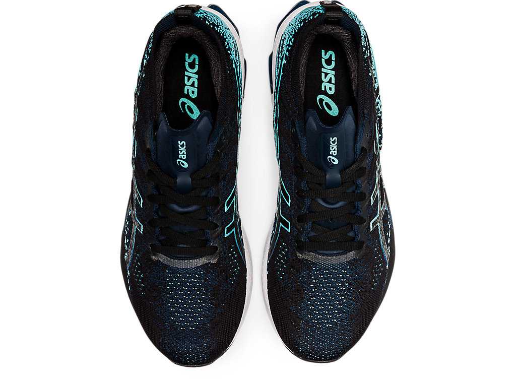 Buty do Biegania Męskie Asics Kinsei Blast Czarne Mięta | 67425-ZFPM