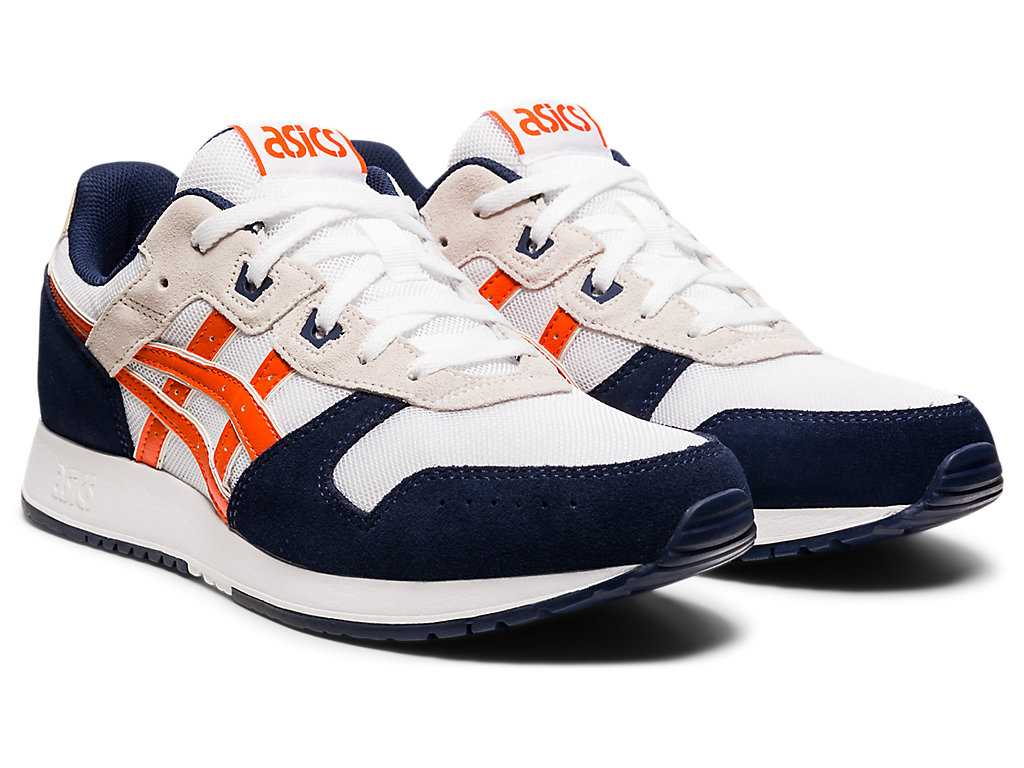 Buty do Biegania Męskie Asics Lyte Klasyczne Białe Pomarańczowe | 29537-OAMW