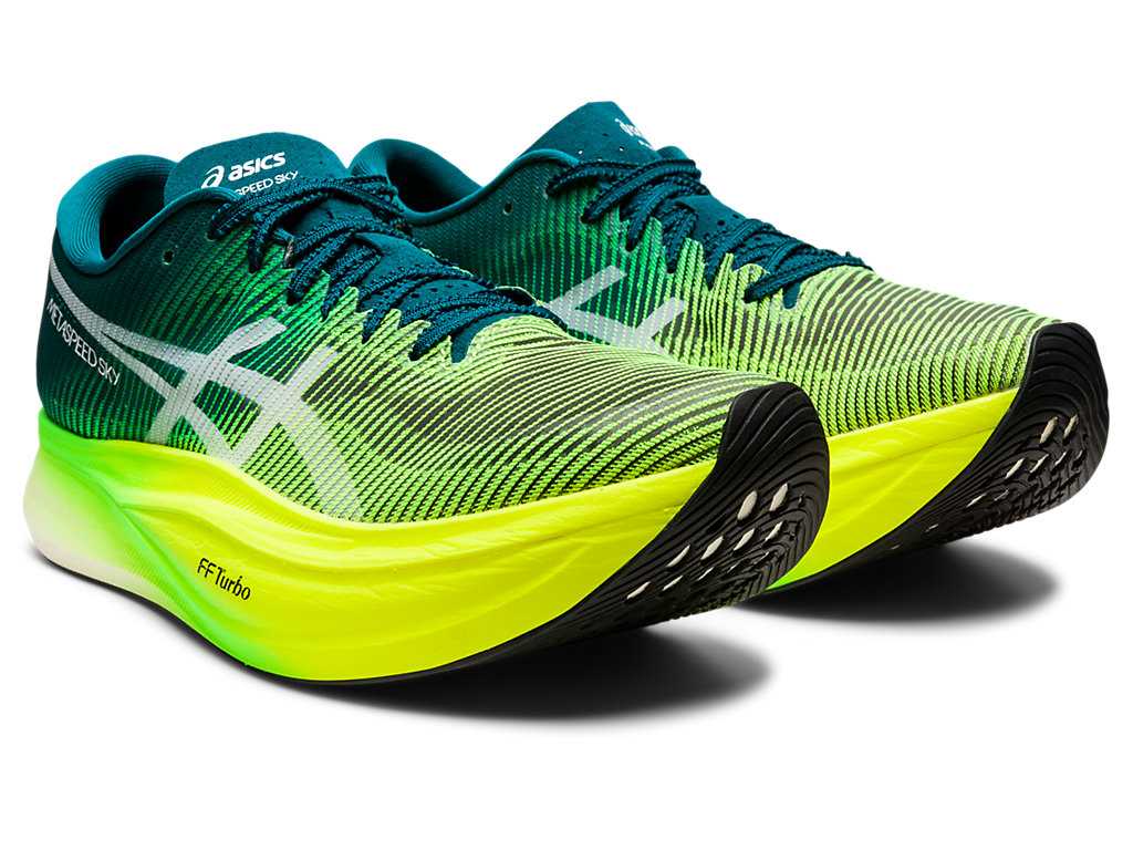 Buty do Biegania Męskie Asics Metaspeed Sky+ Jasny Zielone Żółte | 14937-LDTF