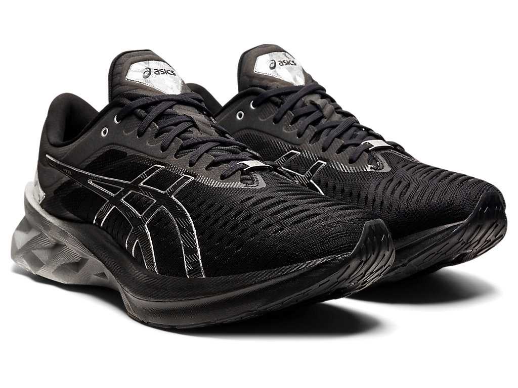 Buty do Biegania Męskie Asics Novablast Platinum Czarne Srebrne | 41783-GZUH