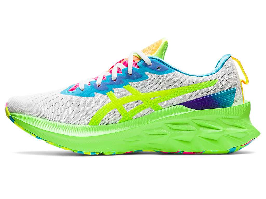 Buty do Biegania Męskie Asics Novablast 2 Białe Żółte | 64982-WLIP