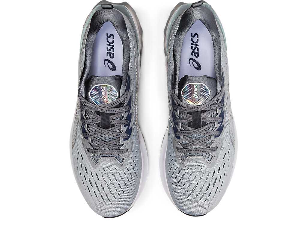 Buty do Biegania Męskie Asics Novablast 2 Platinum Szare Białe | 86125-VOKL