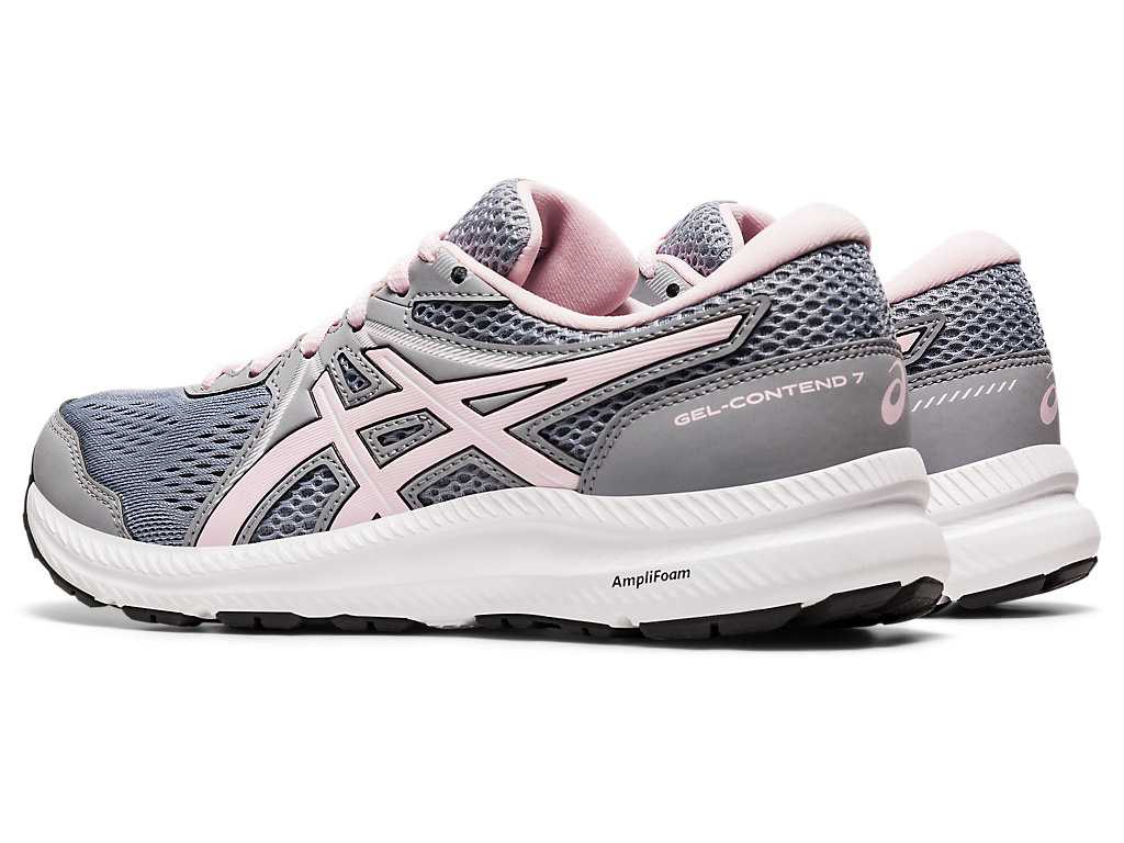 Buty do Chodzenia Damskie Asics Gel-contend 7 Różowe Głęboka Niebieskie | 01438-NXDS