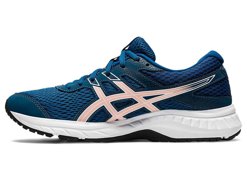 Buty do Chodzenia Damskie Asics Gel-contend 6 Niebieskie Koralowe | 04635-URMD