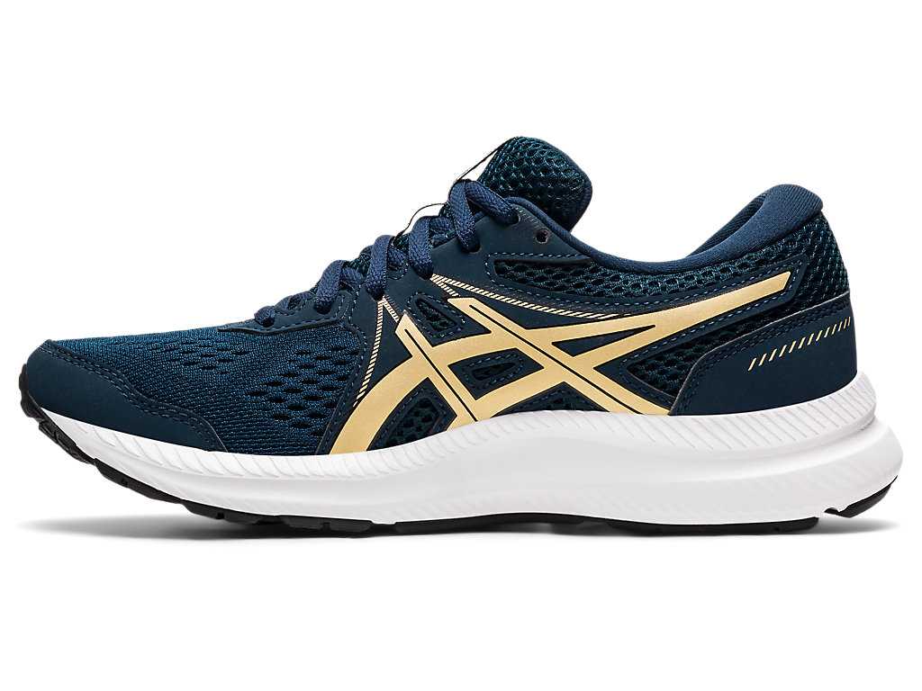 Buty do Chodzenia Damskie Asics Gel-contend 7 Niebieskie | 25198-KMWL