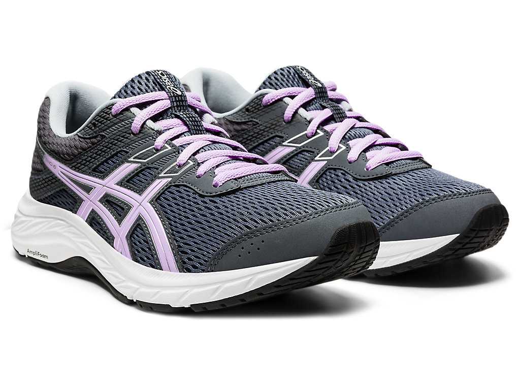 Buty do Chodzenia Damskie Asics Gel-contend 6 Szare Fioletowe | 37954-RHCM