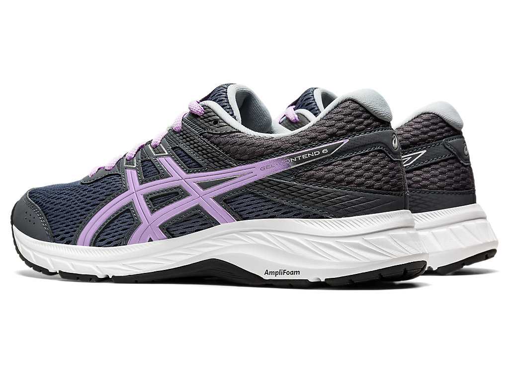 Buty do Chodzenia Damskie Asics Gel-contend 6 Szare Fioletowe | 37954-RHCM