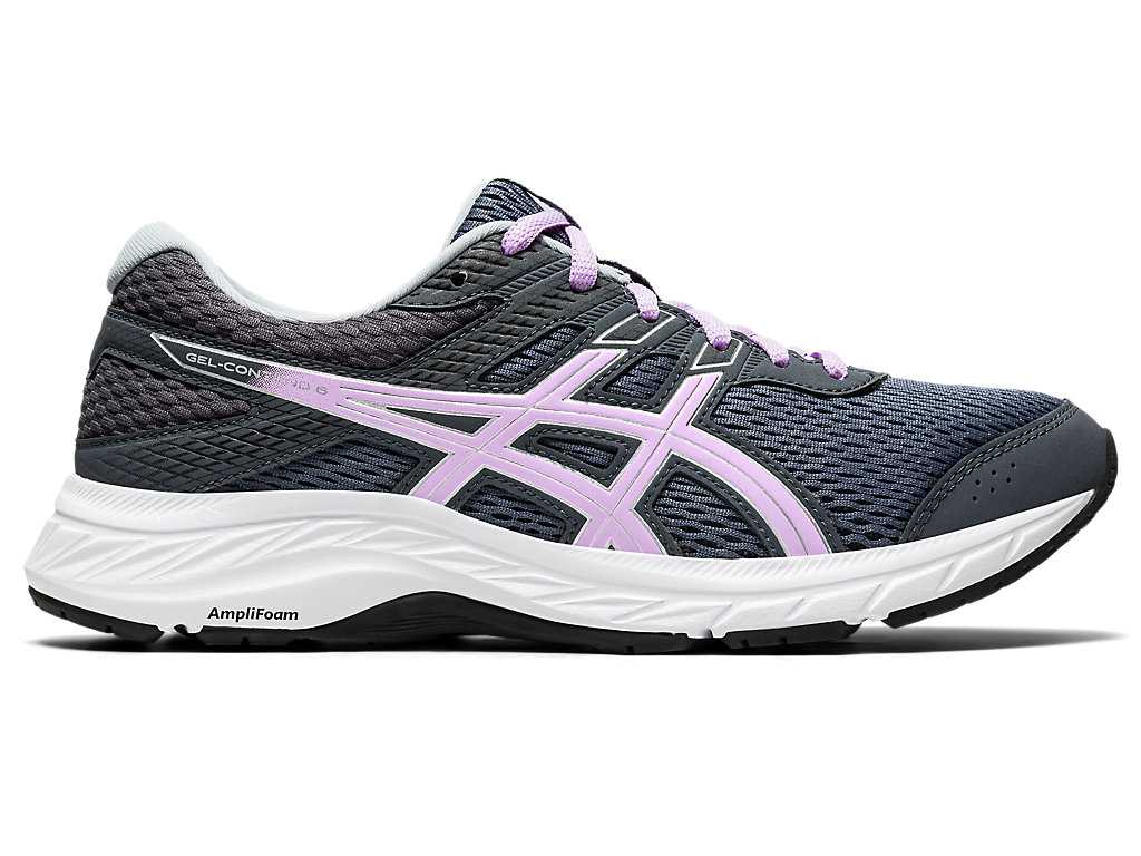 Buty do Chodzenia Damskie Asics Gel-contend 6 Szare Fioletowe | 37954-RHCM