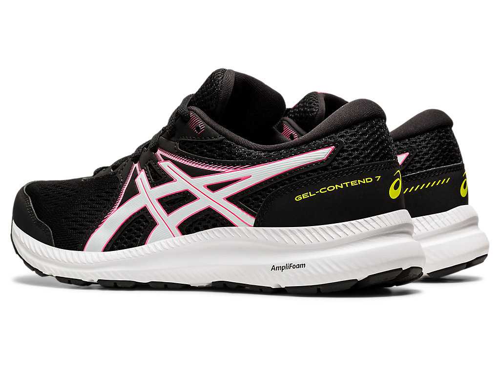 Buty do Chodzenia Damskie Asics Gel-contend 7 Czarne Różowe | 57810-XSCY