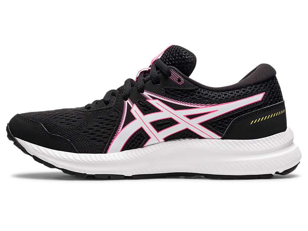 Buty do Chodzenia Damskie Asics Gel-contend 7 Czarne Różowe | 57810-XSCY