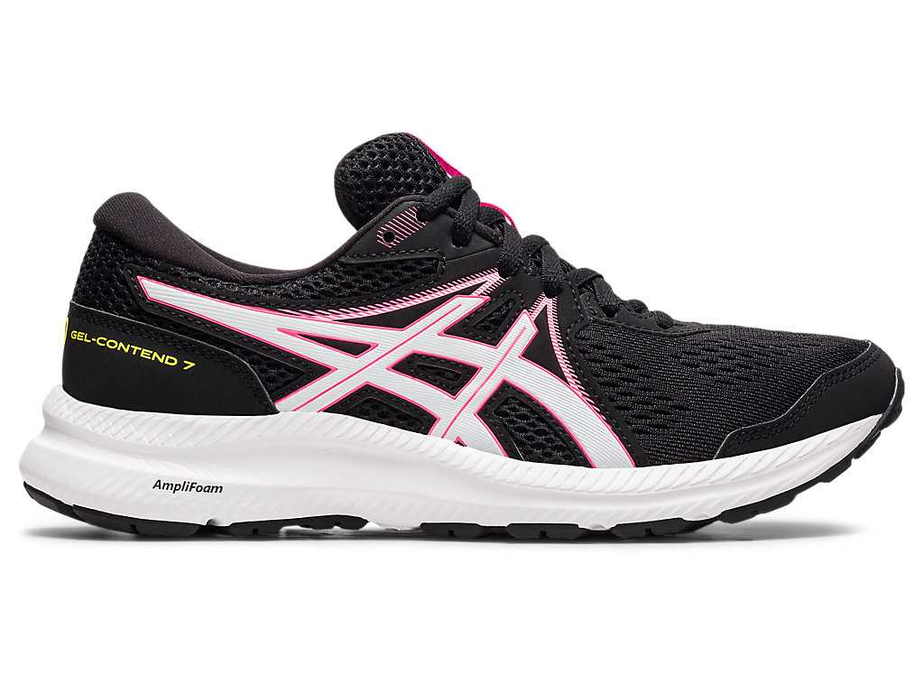 Buty do Chodzenia Damskie Asics Gel-contend 7 Czarne Różowe | 57810-XSCY